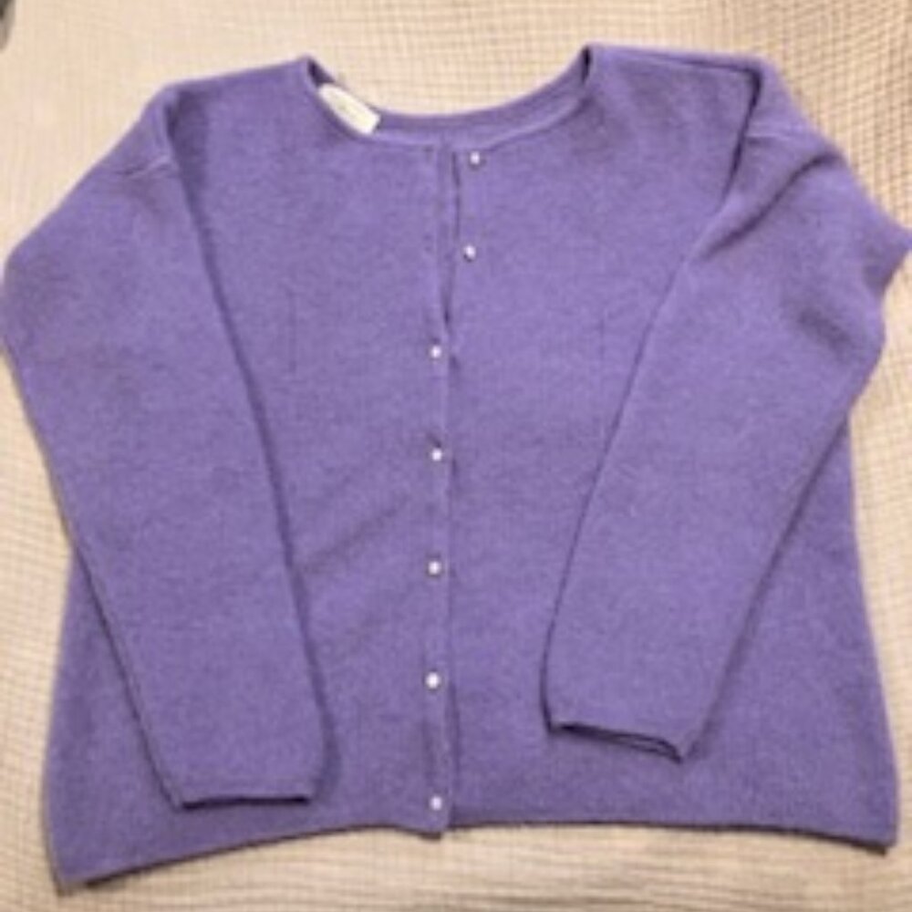 Sezane Gaspard Gilet Cardigan Lilac XL